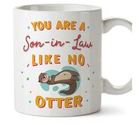 MUGFFINS Son in-Law Mug - in English - You are Like no Otter - Funny Gift - Ceramic 11oz Mug