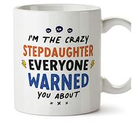 MUGFFINS Stepdaughter Mug - in English - Everyone Warned You About - Funny Gift - Ceramic 11oz Mug