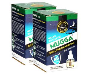 Mugga Electric fumigator refill for 45 nights Prallethrin 1.2% 35 ml - 2 pcs.