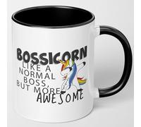 Mugged Off Best Boss Bossicorn boss Gift Mug Boss Gift Boss Leaving Gifts Boss Secret Santa 11oz Mug, 513149
