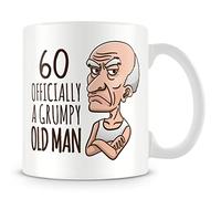 MUGGZ 60th Birthday Mug - Grumpy Old Man - Personalised Gift