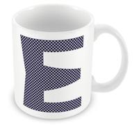 MUGGZ Alphabet Initial Letter E Mug with Monogram Each Letter Individual Design