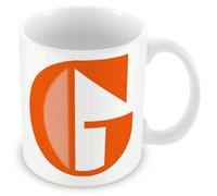 MUGGZ Alphabet Initial Letter G Mug with Monogram Each Letter Individual Design