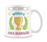 MUGGZ Area Manager Mug - Worlds Best Personalised Cup Gift - Customise with Name