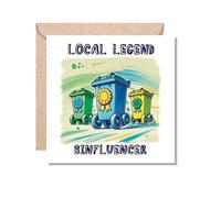 MUGGZ - Binfluencer, Your Neighbourhood Bin Hero - Card - Local Legend