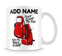MUGGZ Boxing Mug Personalised Gift - Don't Count The Days, Make The Days Count.
