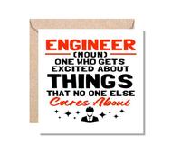 MUGGZ Card/Gift for Engineers - Funny Engineer Definition - Giftset - Made in The UK