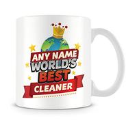 MUGGZ Cleaner Mug - World's Best Personalised Cup with Name - Red