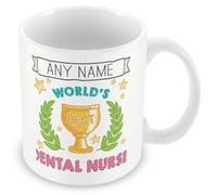 MUGGZ Dental Nurse Mug - Worlds Best Personalised Cup Gift - Customise with Name