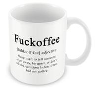 MUGGZ - Don't Talk to Me - Mug - Fuckoffee Rude Dictionary Definition - Sarcastic Funny Gift for Colleagues & Friends