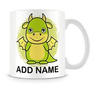 MUGGZ Dragon Mug - Personalised Cup with Name - Gift for Kids - Custom Funny Coffee Mug - Unique Gift for Friends & Family
