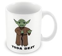 MUGGZ Funny Mug - “Yoda Best” - Cartoon Green Alien - Novelty Gift for Fans