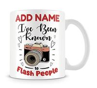 MUGGZ Funny Photography Mug Personalised Gift - I've Been Known to Flash People