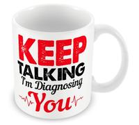 MUGGZ Gift for Therapist/Therapy - Keep Talking I'm Diagnosing You