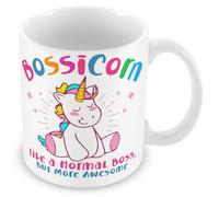 MUGGZ Gift Mug for Boss/Manager - Bossicorn Like A Normal Boss, But More Awesome - Custom Funny Coffee Mug - Unique Gift for Friends & Family
