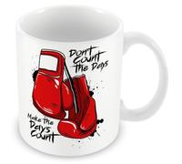 MUGGZ Gift Mug for Boxer/Boxing - Don't Count The Days, Make The Days Count. - Custom Funny Coffee Mug - Unique Gift for Friends & Family
