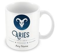 MUGGZ Horoscope Zodiac Star Sign Mug - Personalised - Aries (March 21 - April 19