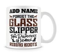 MUGGZ Horse Riding Mug Personalised Gift - Forget The Glass Slipper