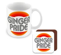 MUGGZ Mug & Coaster Gift for Ginger Hair - Ginger Pride - Giftset - Made in The UK
