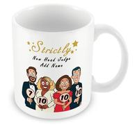 MUGGZ Personalised Strictly Come Dancing Mug - “New Head Judge” - Cartoon Judges with Paddles - Custom Gift