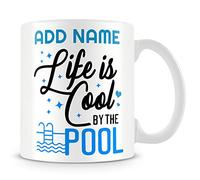 MUGGZ Swimmer Mug Personalised Gift - Life is Cool By The Pool