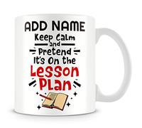MUGGZ Teacher Mug - Personalised Gift - Keep Calm and Pretend It’s On The Lesson Plan