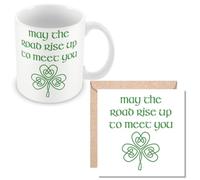 MUGGZ - Traditional Irish Blessing - Mug & Card - May The Road Rise to Meet You - Gift Sets