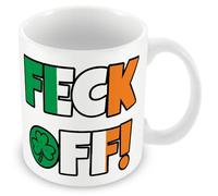 MUGGZ - Typical Irish Greeting - Mug - Feck Off - Cheeky Gift Set