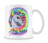 MUGGZ Unicorn Mug - Airbrush Rainbow Personalised Cup