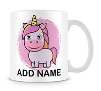 MUGGZ Unicorn Mug - Personalised Cup with Name - Gift for Kids - Custom Funny Coffee Mug - Unique Gift for Friends & Family