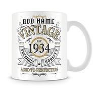 MUGGZ Vintage 1934 Aged to Perfection Mug - Personalised Gift with Name