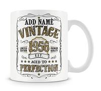 MUGGZ Vintage 1956 Aged to Perfection Mug - Personalised Gift with Name