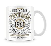 MUGGZ Vintage 1960 Aged to Perfection Mug - Personalised Gift with Name
