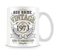 MUGGZ Vintage 1973 Aged to Perfection Mug - Personalised Gift with Name