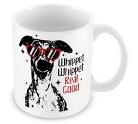 MUGGZ Whippet Dog Owner Gift - Real Good Mug - Custom Funny Coffee Mug - Unique Gift for Friends & Family