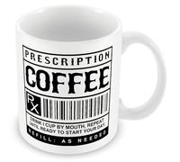 MUGGZ Work Colleague Funny Gift Mug - Prescription Coffee - Custom Funny Coffee Mug - Unique Gift for Friends & Family