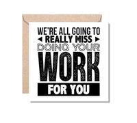 MUGGZ Work Leaving Present for Colleagues We're All Going to Really Miss Doing Your Work for You - Giftset - Made in The UK