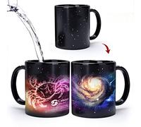 MUGKISS Cancer Heat Changing Constellation Mug 11oz, Coffee Mug, Ceramic Color Changing Cup, Astrology Sign, Cute Holiday Birthday Gift, June July Magic Presents.