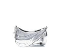 Mugler small Spiral Curve 01 crossbody bag - Silver One Size