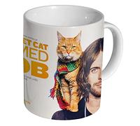 mugmart A Street Cat Named Bob Great Ceramic Coffee Mug / Cup, White
