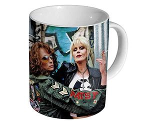 mugmart AbFab Absolutely Fabulous French and Saunders Ceramic Coffee Mug / Cup, White