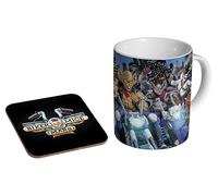 MUGMART Biker Mice from Mars 90s - Ceramic Coffee Mug + Coaster Gift Set - Classic Animated TV Show Biker Gang