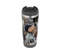 MUGMART Chris Brown Collage - Travel Mug, Thermal Insulated Cup for Hot and Cold Beverages Drinks - R&B & Hip Hop Superstar Tribute