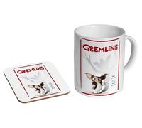 mugmart Gremlins Gizmo 1984 - Ceramic Coffee Mug + Coaster Gift Set - ute Horror Movie 1984