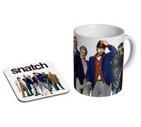 mugmart Snatch Classic Film 2000 - Ceramic Coffee Mug + Coaster Gift Set - Classic British Crime Comedy
