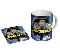 mugmart Spaceballs 1987 Classic Movie - Ceramic Coffee Mug + Coaster Gift Set - Classic Mel Brooks Sci-Fi Comedy