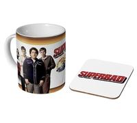 mugmart Superbad 2007 - Ceramic Coffee Mug + Coaster Gift Set - Jonah Hill Michael Cera McLovin Gift