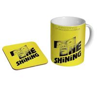 mugmart The Shining 1980 Horror - Ceramic Coffee Mug + Coaster Gift Set - Iconic Psychological Thriller