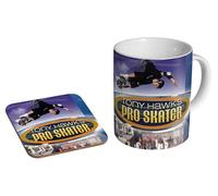 mugmart Tony Hawk's Pro Skater OG - Ceramic Coffee Mug + Coaster Gift Set - Retro Gaming Skateboard Gift Video Game Artwork Nostalgia