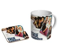 mugmart True Romance 1993 - Ceramic Coffee Mug + Coaster Gift Set - Cult Classic Crime Romance